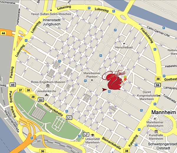 Eiscafe Cortina Mannheim Planken | neben Cineplex Kino